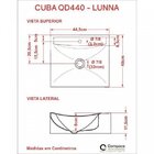 Kit Cuba Q440 Com Torneira Pratika 1060 Metal E Válvula Click