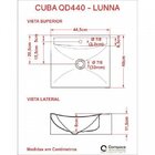 Kit Cuba Q440 Com Torneira Pratika 1060 Metal E Válvula Click