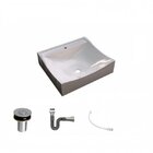 Kit Cuba Q440 Com Válvula Click 1 Pol. Sifão Cromado E Flexív