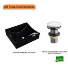 Kit Cuba Q440 Com Válvula Click 1"g Pol. Compace Preto