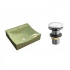 Kit Cuba Q440 Com Válvula Click 1"g Pol. Compace Verde Acqua