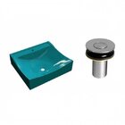 Kit Cuba Q440 Com Válvula Click Botão 1"b Pol. Compace Azul T