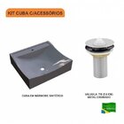 Kit Cuba Q440 Com Válvula Metal 1 Pol. Compace Cinza