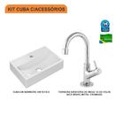 Kit Cuba Q45 C/torneira 1198 Metal 1/4 Volta
