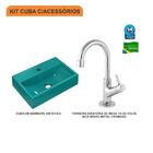 Kit Cuba Q45 C/torneira 1198 Metal 1/4 Volta