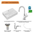 Kit Cuba Q45 C/torneira 1198 Metal + Válvula 1'' (2,6cm) + Si