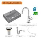 Kit Cuba Q45 C/torneira 1198 Metal + Válvula 1'' (2,6cm) + Si