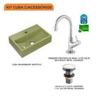 Kit Cuba Q45 C/torneira 1198 Metal + Válvula Click 1 1/2'' (0