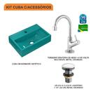 Kit Cuba Q45 C/torneira 1198 Metal + Válvula Click 1 1/2'' (0