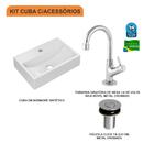 Kit Cuba Q45 C/torneira 1198 Metal + Válvula Click 1''b (2,6c