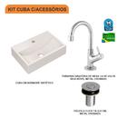 Kit Cuba Q45 C/torneira 1198 Metal + Válvula Click 1''b (2,6c