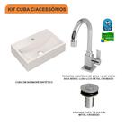 Kit Cuba Q45 C/torneira Luxo 1195 + Válvula Click 1''b (2,6cm)