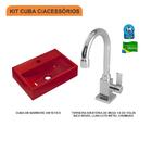Kit Cuba Q45 C/torneira Luxo 1195 Metal 1/4 Volta