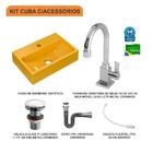 Kit Cuba Q45 C/torneira Luxo 1195 Metal + Válvula Click 1 1/2