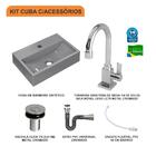 Kit Cuba Q45 C/torneira Luxo 1195 Metal + Válvula Click 1''b