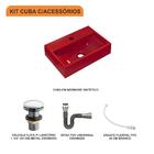 Kit Cuba Q45 C/válvula Click 1 1/2'' (04cm) + Sifão Cromado +