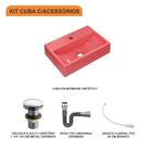 Kit Cuba Q45 C/válvula Click 1 1/2'' (04cm) + Sifão Cromado +