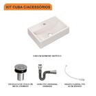 Kit Cuba Q45 C/válvula Click 1''b (2,6cm) + Sifão Cromado + F