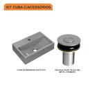 Kit Cuba Q45 C/válvula Click Botão 1''b (2,6cm)
