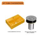 Kit Cuba Q45 C/válvula Click Botão 1''b (2,6cm)