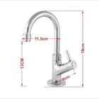 Kit Cuba Q45 Com Torneira 1198 Metal 1/4 Volta Compace Cinza