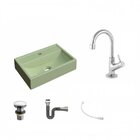 Kit Cuba Q45 Com Torneira 1198 Metal E Válvula Click 1 Pol. 1