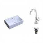 Kit Cuba Q45 Com Torneira 1198 Metal E Válvula Click 1 Pol. 1