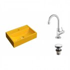 Kit Cuba Q45 Com Torneira 1198 Metal E Válvula Click 1 Pol. C