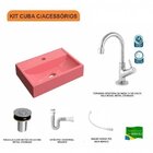 Kit Cuba Q45 Com Torneira 1198 Metal E Válvula Click 1"b Pol.