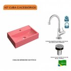 Kit Cuba Q45 Com Torneira 1198 Metal E Válvula Click 1"b Pol.