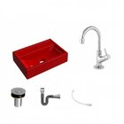 Kit Cuba Q45 Com Torneira 1198 Metal E Válvula Click 1"b Pol.