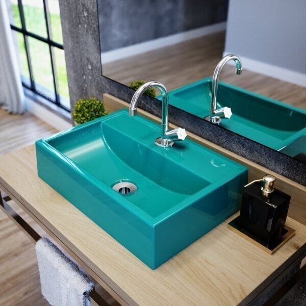 Kit Cuba Q45 Com Torneira C50 E Válvula 1 Pol. Abs E Sifão Pv