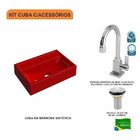 Kit Cuba Q45 Com Torneira Luxo 1195 E Válvula 1 Pol. Compace