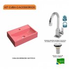 Kit Cuba Q45 Com Torneira Luxo 1195 E Válvula 1 Pol. Compace