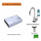 Kit Cuba Q45 Com Torneira Luxo 1195 E Válvula 1 Pol. Compace