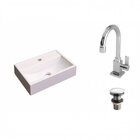 Kit Cuba Q45 Com Torneira Luxo 1195 E Válvula Click 1 Pol. Co