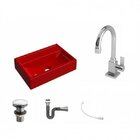 Kit Cuba Q45 Com Torneira Luxo 1195 Metal E Válvula Click 1 P