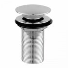 Kit Cuba Q45 Com Válvula Click 1.1/2" E Sifão Cromado E Flexí