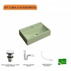Kit Cuba Q45 Com Válvula Click 1.1/2" E Sifão Pvc E Flexível