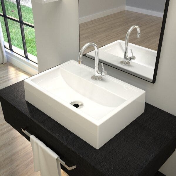 Kit Cuba Q45 Com Válvula Metal 1 Pol. Compace Branca