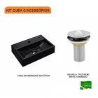 Kit Cuba Q45 Com Válvula Metal 1 Pol. Compace Preto