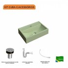 Kit Cuba Q45 E Válvula Click 1"b Pol. Com Sifão Pvc E Flexíve
