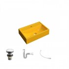 Kit Cuba Q45 E Válvula Click 1"g Pol. Com Sifão Pvc E Flexíve