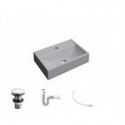 Kit Cuba Q45 E Válvula Click 1"g Pol. Com Sifão Pvc E Flexíve