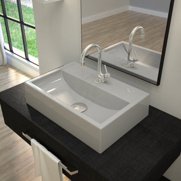 Kit Cuba Q45 E Válvula Click 1"g Pol. Com Sifão Pvc E Flexíve