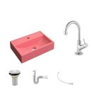 Kit Cuba Q45 Torneira 1198 Metal Válvula 1 Polegada Sifão Pvc