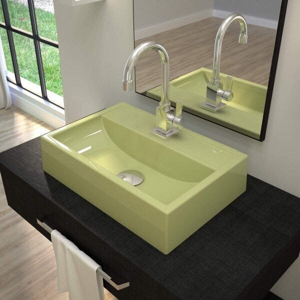 Kit Cuba Q45 Torneira Luxo 1195 Metal Válvula Click 1 Polegad