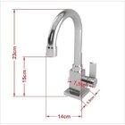 Kit Cuba Q45 Torneira Luxo 1195 Metal Válvula Click 1 Polegad