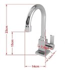 Kit Cuba Q45 Torneira Luxo 1195 Metal Válvula Click 1 Polegad