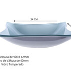 Kit Cuba Quadrada Prata + Válvula Click